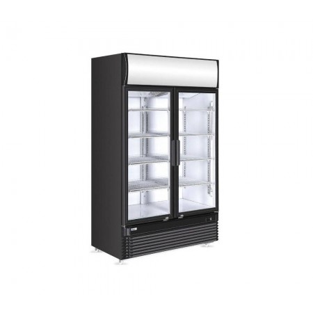 Witryna chłodnicza z podświetlanym panelem 2-drzwiowa 750 l