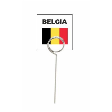 Wodoodporna flaga z tworzywa BELGIA- 20 szt + szpilki