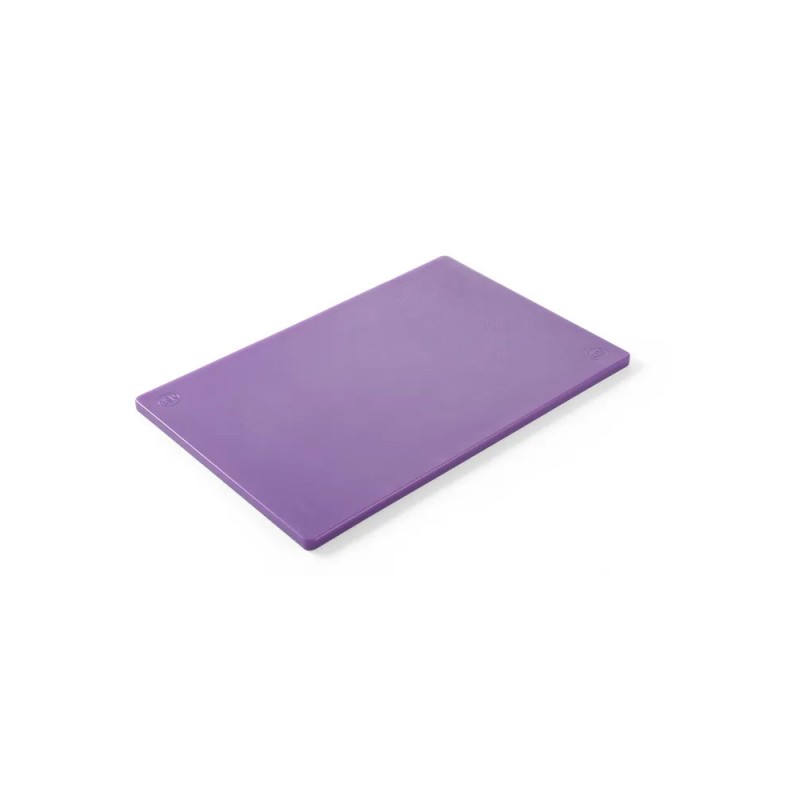 Deska do krojenia HACCP fioletowy dla alergików [825570] wymiary: 450x300x(H)12,7 mm