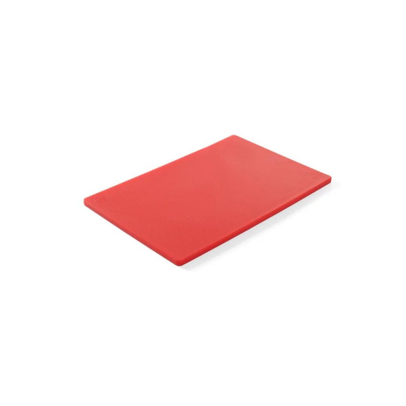 Deska do krojenia HACCP 450x300 czerwona do surowego miesa [825525] wymiary: 450 x 300 x (H)12,7 mm