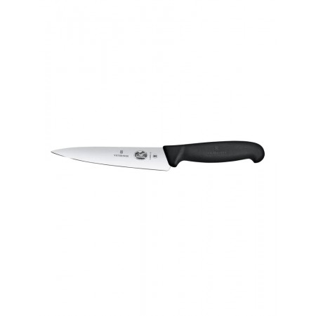 Victorinox Fibrox Nóż kuchenny, szerokie ostrze, 15 cm, czarny