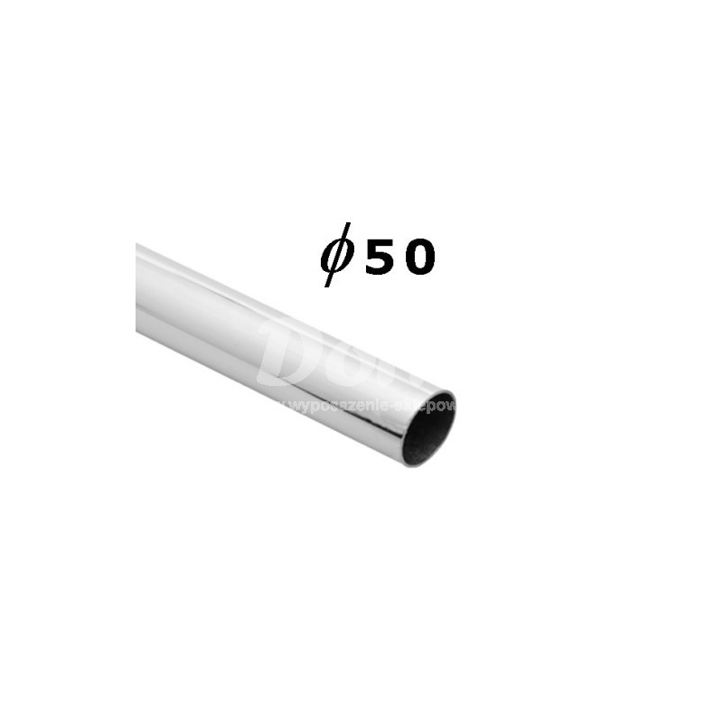 Rura chromowana o długości 300 cm i średnicy fi 50 mm AC901-A-300