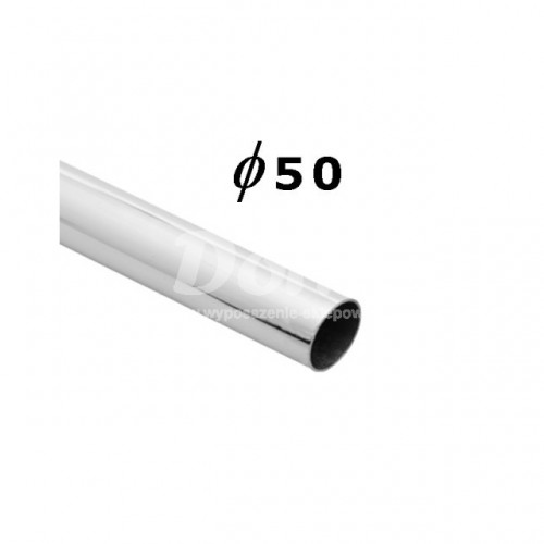 Rura chromowana o długości 150 cm i średnicy fi 50 mm AC901-A-150