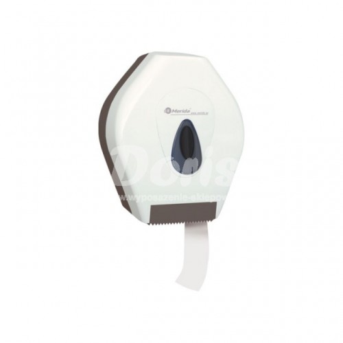 Pojemnik na papier toaletowy z szarym okienkiem i tyłem BPB201/MER