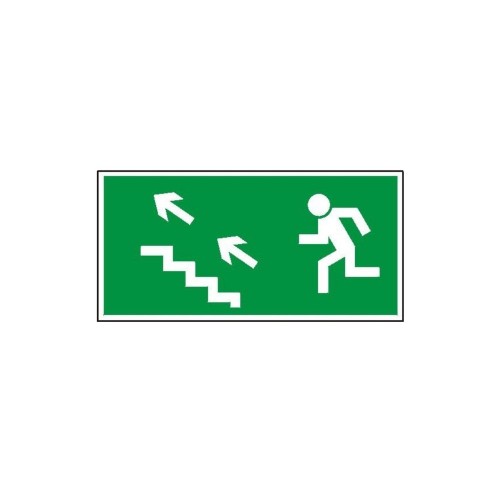 Znak "Kierunek do wyjścia drogi ewakuacyjnej schodami" TA0128